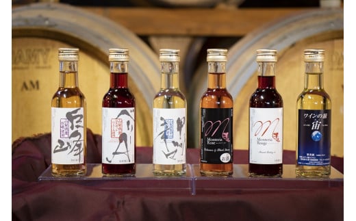 モンデ酒造　ミニワイン6本セット（辛口4種・甘口2種）