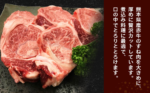 熊本県産 赤牛すね肉 600g 煮込んでおいしい あか牛 スネ肉 熊本県八代市 ふるさと納税 ふるさとチョイス