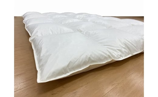 【スーパーTTC】軽量素材　羽毛掛け布団（クイーン：220cm×210cm）【サンモト】 ｜ 羽毛ふとん　羽毛布団　掛けふとん　 ホワイトバックダウン８５％