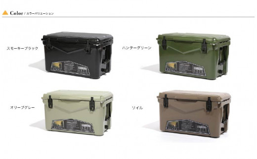 K-8053_01] DVERG × ICELANDクーラーボックス 45QT 1個（スモーキー