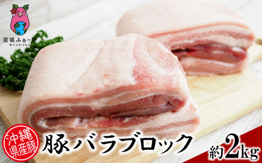 沖縄県産豚 豚バラブロック2kg - 沖縄県沖縄市 | ふるさと納税 