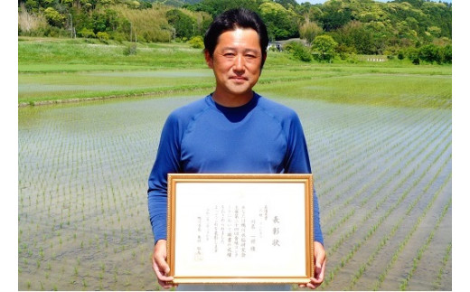 川名さんは「鴨川水稲研究会」のコンクールでは入賞の常連者。
