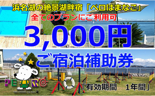 5810 0504 ペットと泊まる浜名湖の絶景グルメ宿 ペロはまなこ ご宿泊料金3 000円補助券 静岡県湖西市 ふるさと納税 ふるさとチョイス