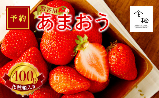 贈答用 あまおう 400g いちご フルーツ 苺 イチゴ いちご 果物 福岡県太宰府市 ふるさと納税 ふるさとチョイス