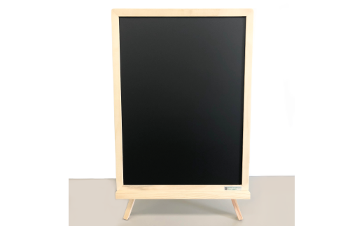 黒板｢ほんとに黒い黒板｣木製イーゼル付き