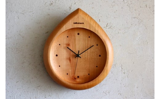 【nokutare】壁掛け時計（sizuku） 小 飛騨の匠 工芸 ウォール 