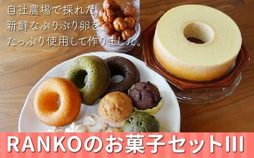 035-03 RANKOのお菓子セットⅢ 222945 - 鹿児島県南九州市