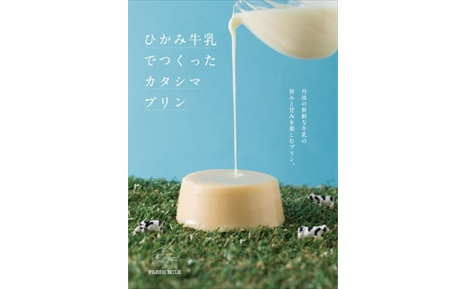 ひかみ牛乳とこだわり卵でつくったカタシマプリン　６個入 652036 - 兵庫県丹波市