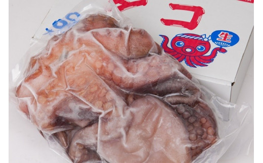 大阪産 泉タコ （生たこ） 650g （1杯～3杯）×1袋 と 茎わかめ 佃煮 180gの セット 魚介類 海鮮 冷凍