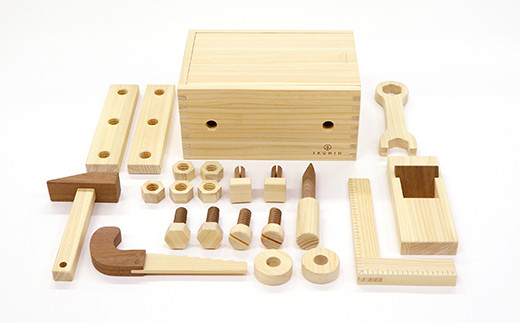 八代市産材 Ikonhi 大工 セット 12種 木工玩具 おもちゃ 熊本県八代市 ふるさと納税 ふるさとチョイス