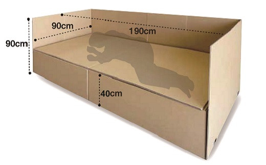 ｉ0004 日本製 簡単組立 ダンボール製ベッド 大阪府貝塚市 ふるさと納税 ふるさとチョイス