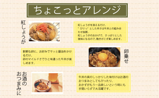 特選黒毛和牛 熊野牛 牛丼の具 10Pセット