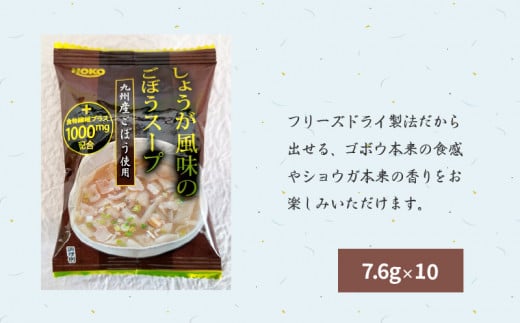 A 496 九州産フリーズドライスープ3種セット 計30食入 福岡県飯塚市 ふるさと納税 ふるさとチョイス