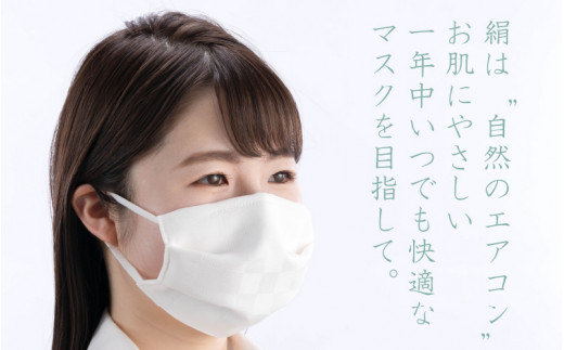 絹マスク1枚 マスク 小杉織物 日本製 洗える 肌にやさしい 抗菌 UV ...