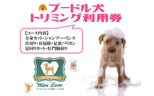 プードル犬 トリミング利用券 １回 神奈川県松田町 ふるさと納税 ふるさとチョイス