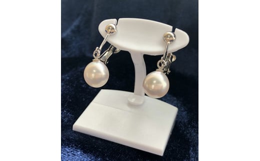 あこや本真珠のネックレス＆イヤリングセット（8mm珠・ホワイトピンク