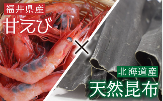 旨味染み込む 天然甘えび 甘えび昆布〆 小樽入り 3個 A 4622 福井県坂井市 ふるさと納税 ふるさとチョイス