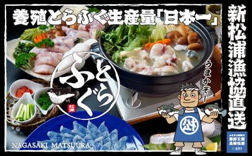 【K04-001】漁協直送！とらふぐ刺身とちり鍋セット6～8人前（白子、茶漬け付）