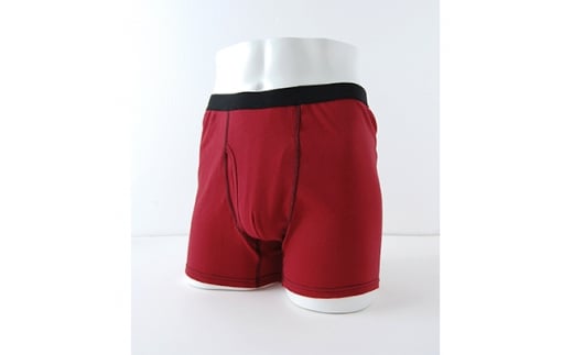 メンズ　ボクサーパンツ　Lサイズ (赤パンツ)【1107872】