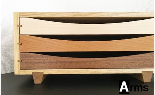 木製レターケース ミニチェスト 工房 アームズ 色樹 ナラ 北海道東神楽町 ふるさと納税 ふるさとチョイス