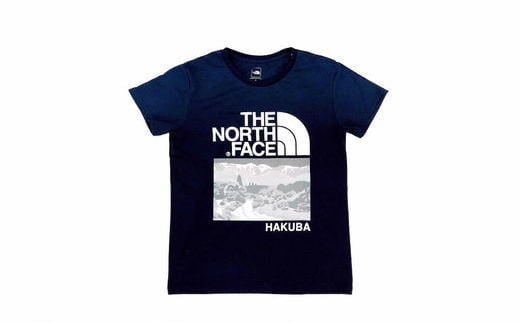 B014 11 The North Face 白馬オリジナルtシャツ ウィメンズ サイズ M カラー ボディ ネイビー プリント ホワイト 長野県白馬村 ふるさと納税 ふるさとチョイス