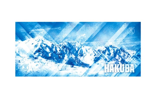 HAKUBAオリジナルBuff カラー:ブルー /長野県白馬村 アウトドア スポーツ スキー スノーボード ネックウォーマー フェイスマスク【O0550393_B】 1060034 - 長野県白馬村