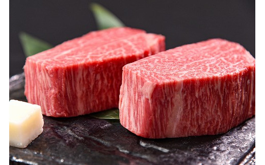 ヒレ肉は一頭からわずか3％しかとれない貴重な部位です。純粋なお肉の旨さを一番楽しむ事ができるのが「ヒレ肉」です。