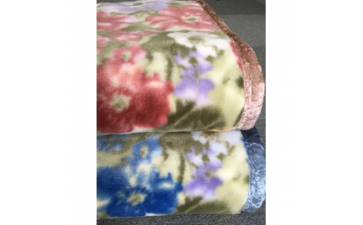 《訳あり》洗える 日本製 アクリル マイヤー毛布 シングル 2枚組 (ニューマイヤー毛布) [2408]|大津毛織 株式会社