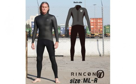 ウエットスーツ RINCON 5/3mm起毛 BACK-ZIP フルスーツ WINTER仕様 ML