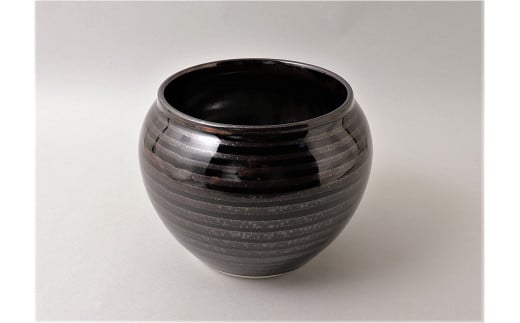 青木龍山 作／施釉天目茶碗／文化勲章受章作家】 - 工芸品