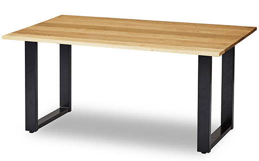 ダイニング テーブル クーム角面 幅135cm オーク 家具 木製