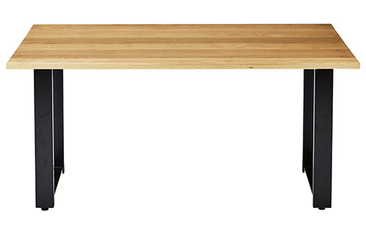 ダイニング テーブル クーム角面 幅135cm オーク 家具 木製