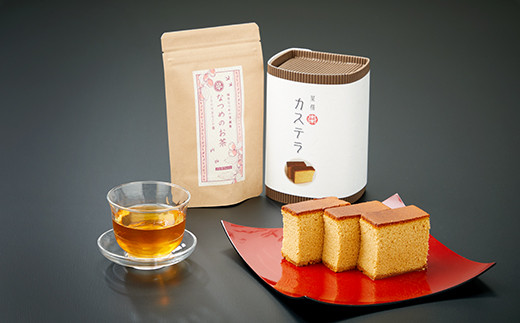 なつめのお茶となつめカステラ