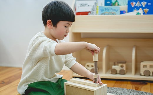 水俣市産ヒノキ IKONIH 大工セット 木製 おもちゃ 知育玩具