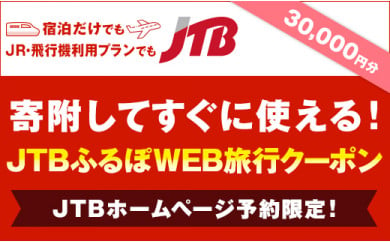 【金沢市】JTBふるぽWEB旅行クーポン（30,000円分）