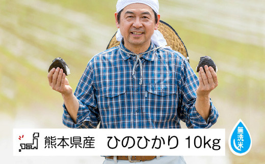 【新米予約令和2年産】熊本県産 ヒノヒカリ 無洗米10kg 5kg×2袋