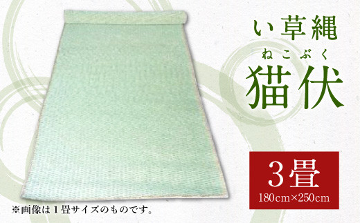 い草縄 猫伏(3畳)1,800mm×2,500mm