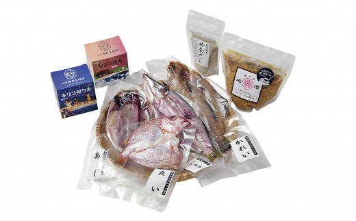 ※干物・お米が季節によって変更となります。
