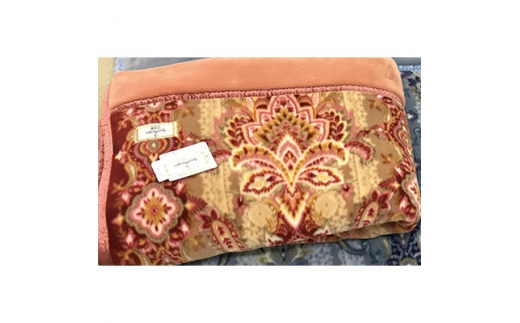 アクリル マイヤー毛布3.4kg ダブル ピンク 1枚 (合わせ毛布)M98171[1009] 252161 - 大阪府泉大津市