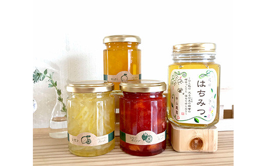 季節のジャム&蜂蜜セット