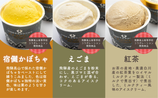 バラエティアイスクリームギフト 7種16個入 食べ比べ 飛騨牛乳 抹茶 ストロベリー チョコレート バニラ かぼちゃ えごま 紅茶 飛騨高山 スイーツ お歳暮 ギフト B525 岐阜県高山市 ふるさと納税 ふるさとチョイス