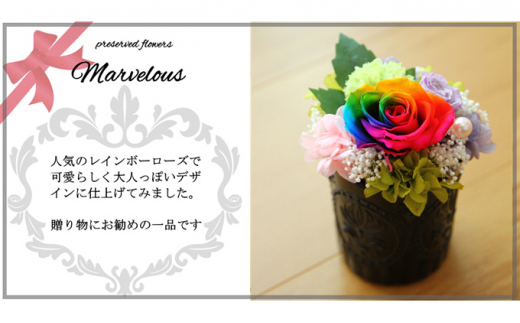 5649 0127 レインボーローズアレンジ Happy Rose Marvelous B 山梨県昭和町 ふるさと納税 ふるさとチョイス