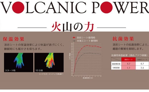 地球の恵みボルカニックパワー　富士山溶岩シート入り敷パット(VOP8150/AM）