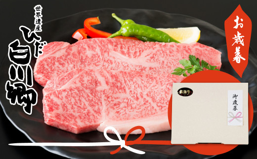 【お歳暮贈答用】飛騨牛ステーキ[歓喜]霜降り肉 赤身肉 ステーキ ひと口ステーキ[S047os]のサムネイル