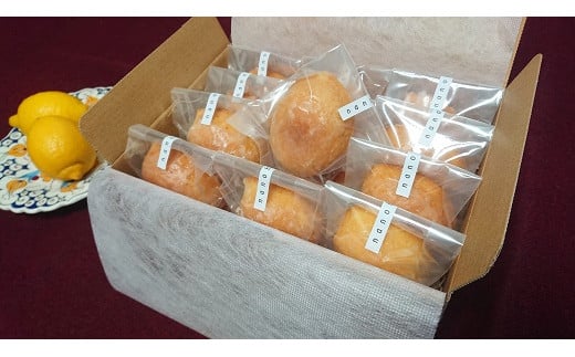 ケーキ工房菜の花 無添加レモンケーキ　（１２個入） 759378 - 奈良県三郷町