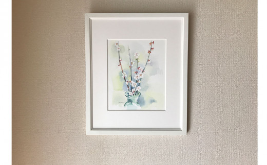 アトリエ青い鳥　水彩画「早春」