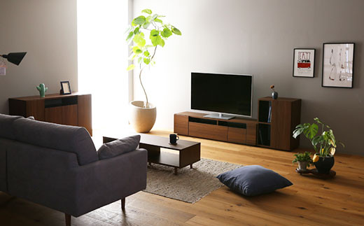 高野木工 イーズ 150TVボード WN 北欧家具 テレビボード ナチュラル 
