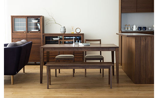 高野木工 プレーンダイニングテーブル 160×85 北欧家具 テーブル ナチュラル※椅子は付きませんのでご注意下さい。