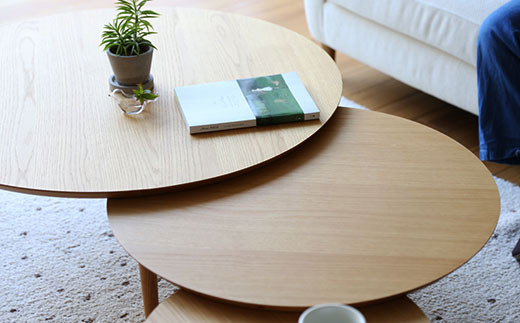 高野木工 バルーン 90-3WO 北欧家具 テーブル ナチュラル