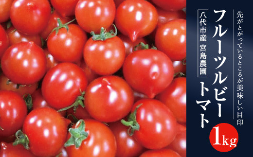 【先行予約】 八代市産 宮島農園 フルーツルビートマト 1kg 高級仕様 新鮮 トマト